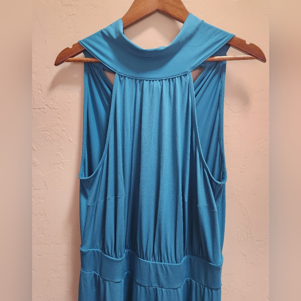 Lane Bryant Halter Tie-Neck Maxi Dress